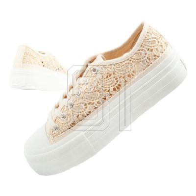 Lee Cooper women's sneakers lace openwork platform