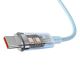 5. Baseus Explorer 100W USB-C - USB-C Cable with Intelligent Temperature Sensor 1m - Blue