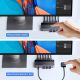 9. Ugreen CM664 HDMI switch 2in1 KVM switch - black