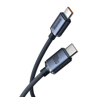 2. Baseus CAJY000701 USB-C - USB-C PD cable 100W 5A 480Mb/s 2m - black