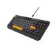 39. GENESIS Thor 230 TKL Gaming Keyboard USB + RF Wireless + Bluetooth QWERTY Black, Gray, Orange
