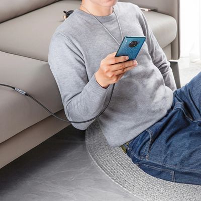 4. Ugreen US372 80810 USB-C - USB-C PD QC cable 100W 5A 10Gbps 0.5m - gray