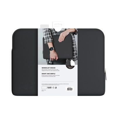 3. AmazingThing Minimal BasicBag Laptop Bag for MacBook Neo 13" - Black