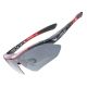 2. Rockbros 10141 photochromic UV400 cycling glasses - red