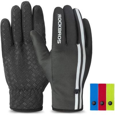 2. Rockbros winter cycling gloves S077-7 black M