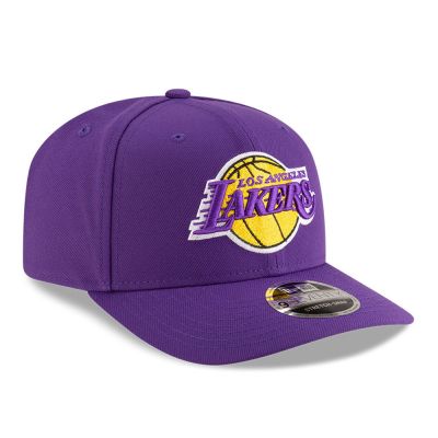 3. New Era 9SEVENTY Los Angeles Lakers NBA Team Purple Stretch Snapback Cap - 60755432