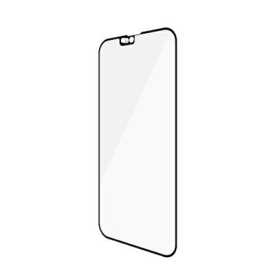 4. PanzerGlass E2E Microfracture Antibacterial Glass with Swarovsky Crystal Camera Cover for iPhone 13/13 Pro - With Black Frame