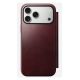 8. NOMAD Modern Leather Folio - MagSafe-compatible leather case for iPhone 17 Pro Max, Horween leather (burgundy)