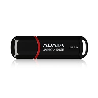 ADATA UV150 AUV150-64G-RBK USB Flash Drive (64GB; USB 3.0; black)
