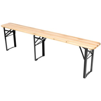 19. PICNIC BAR SET WOODEN TABLE AND 2 BENCHES