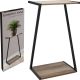 4. 2-TIER SHELF TABLE FOR PLANTS 29x20x50CM WOODEN TABLETOP