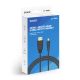 3. SAVIO HDMI CABLE (M) - MICRO HDMI (M), 2M, BLACK, CL-40/M