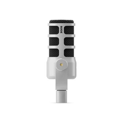 8. RODE PodMic White - Dynamic Podcast Microphone