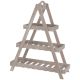 29. FOLDABLE WOODEN FLOWER STAND 3 SHELVES