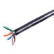 DIGITUS Gel-Filled Outdoor Installation Cable, Cat. 5e, U/UTP, AWG24/1, PE, 100 m, Black