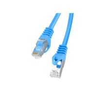 LANBERG CAT.6 FTP PATCH CABLE 0.25M BLUE FLUKE PASSED