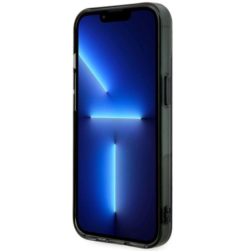 5. BMW Silver Ring MagSafe case for iPhone 14 Plus - transparent