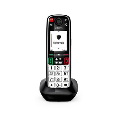 8. Gigaset EASY 500HX Analog/DECT Phone Caller Name and ID Black, Silver