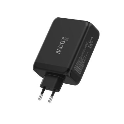 4. Tech-Protect NC200W-GaN 4-Port 200W Wall Charger - Black