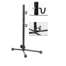 Adjustable service stand for the rear triangle