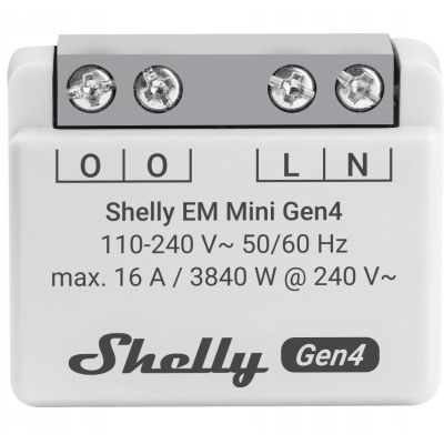 4. Shelly EM Mini Gen4 Intelligent WiFi Energy Consumption Monitoring Controller