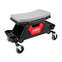 AWTOOLS BLACK LINE AW20066BL workshop seat with storage and shelves