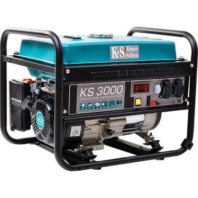 KÖNNER & SÖHNEN GASOLINE GENERATOR 2.6kW 230V KS 3000
