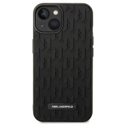 3. Karl Lagerfeld 3D Monogram Case for iPhone 14 Plus - Black