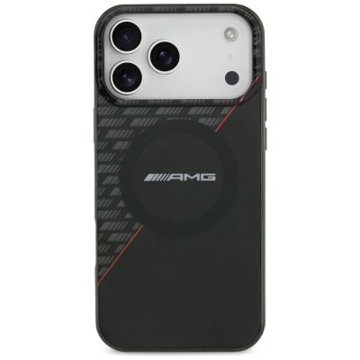 3. Mercedes AMG IML Double Layer Rhombs MagSafe Case for iPhone 18 Pro Max / 17 Pro Max - Black and Red