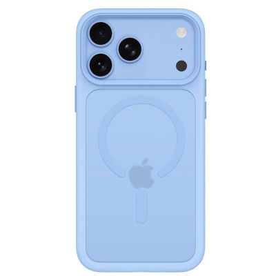 3. Tech-Protect Magmat Magsafe CC Case for iPhone 18 Pro Max / 17 Pro Max - Light Blue Matte