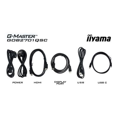 22. iiyama G-MASTER GOB2701QSC-B1 computer monitor 68.6 cm (27") 2560 x 1440 px 2K Ultra HD OLED Black