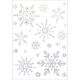 2. SILVER CHRISTMAS WINDOW STICKERS