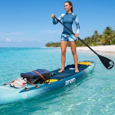 10. SET - ENERO INFLATABLE SUP BOARD 384x81x15CM