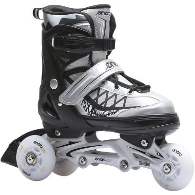 27. ROLLER SKATES-ROLLER SKATES-ICE SKATING 4IN1 ENERO PRO LED 34-37 GRAY