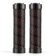 Rockbros bicycle handlebar grips black and red