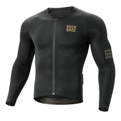 Rockbros YDCX008 Diamond Long Sleeve Cycling Jersey Size S - Black