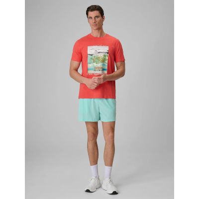 3. Men's regular printed T-shirt 4F 4FRSS26TTSHM4304-63S