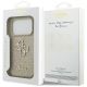 8. Guess Fixed Glitter Big 4G case for iPhone 17 Pro - gold