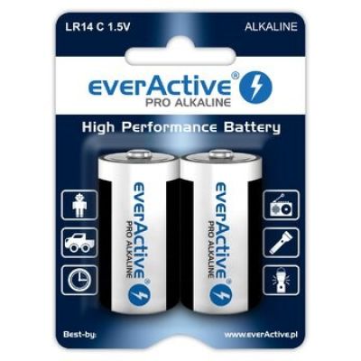 everActive EVLR14-PRO Alkaline Battery Set (x 2)