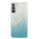 3. Guess GUHCS21MPCUGLSBL S21+ G996 blue/blue hardcase Glitter Gradient Script
