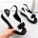 2. Leather wedge sandals with beads Filippo W PAW529B white