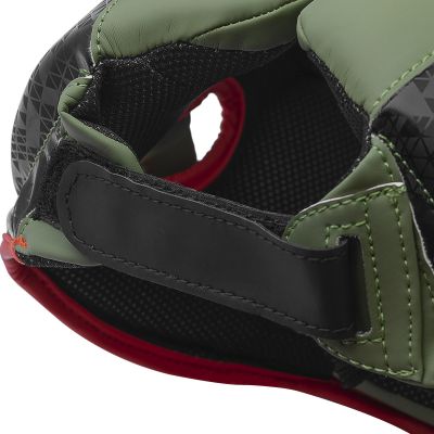 16. Adidas COMBAT 50 HG Boxing Headgear Black Olive