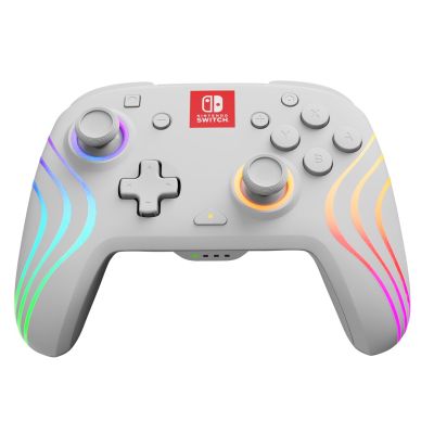 5. PDP Afterglow Wave White USB Gamepad Analog/Digital Nintendo Switch, Nintendo Switch Lite, Nintendo Switch OLED