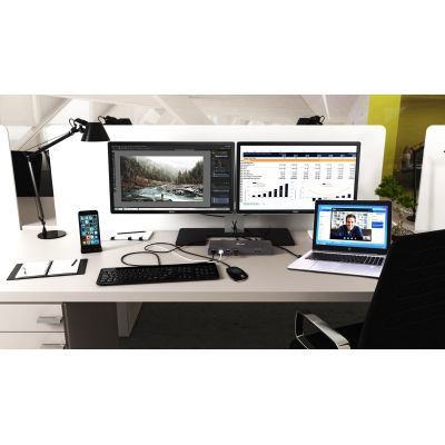10. i-tec CADUAL4KDOCK Wired Docking Station USB 3.2 Gen 1 (3.1 Gen 1) Type-C Black, Turquoise