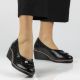 8. Leather wedge pumps black Filippo DP7661/26 BK