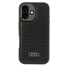 Audi Synthetic Leather MagSafe iPhone 16 Plus 6.7" black/black hardcase AU-TPUPCMIP16M-GT/D3-BK