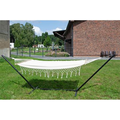 7. METAL HAMMOCK STAND 374x91x111CM