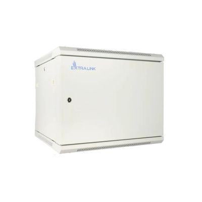 2. Extralink - hanging cabinet 19" 9U 600mm gray sheet metal