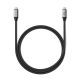 5. Satechi USB4 V2 Pro Cable USB4 Gen 4x2 1.2m USB C 120Gbps 240W Silver, Black