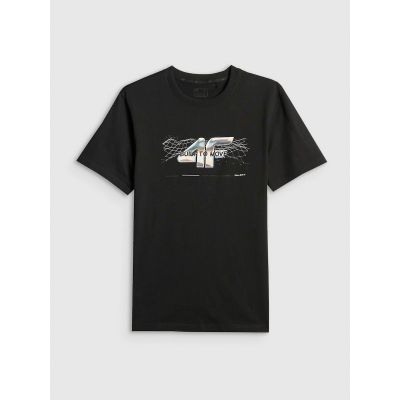 6. Men's regular printed T-shirt 4F 4FRSS26TTSHM3662-20S